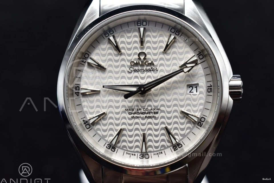 SS Edition Bracelet Aqua SS White 1:1 VSF On Terra Dial 150M Waved Best A8500 0323